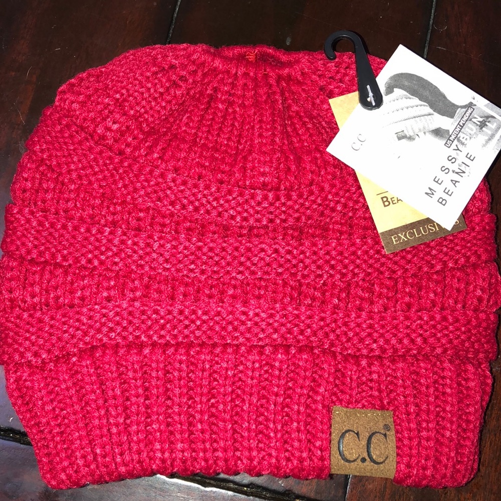 Messy Bun Beanie